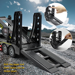 ماشین کنترلی تریلی خودرو بر بزرگ Remote Control TRANSPORT TRUCK مقیاس 1:24_اسباب بازی